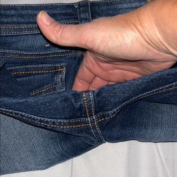 LEI Sophia hipster flare Dark Blue Women's Boot Cut Jeans - Picture 9 of 9